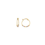 Load image into Gallery viewer, 14ct Dorika Hoop Gold Earrings