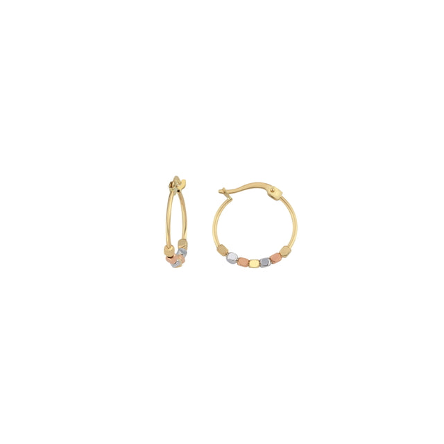 14ct Dorika Hoop Gold Earrings