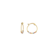 14ct Dorika Hoop Gold Earrings