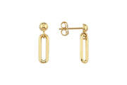 14ct Atac Design Gold Earrings