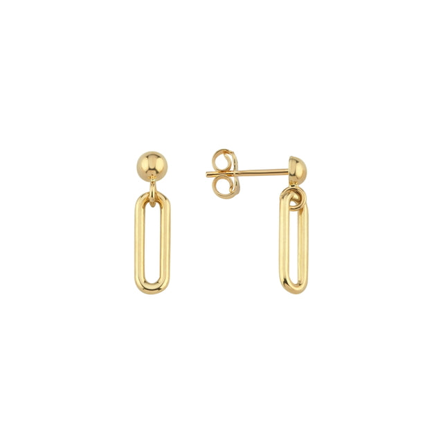 14ct Atac Design Gold Earrings