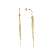 14ct Zincirli Design Gold Earrings
