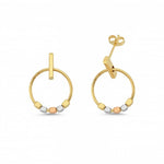 Load image into Gallery viewer, 14ct Uc Colour Dorika Hoop Gold Earrings