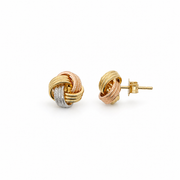 14ct Uc Colour Dugum Design Gold Earrings