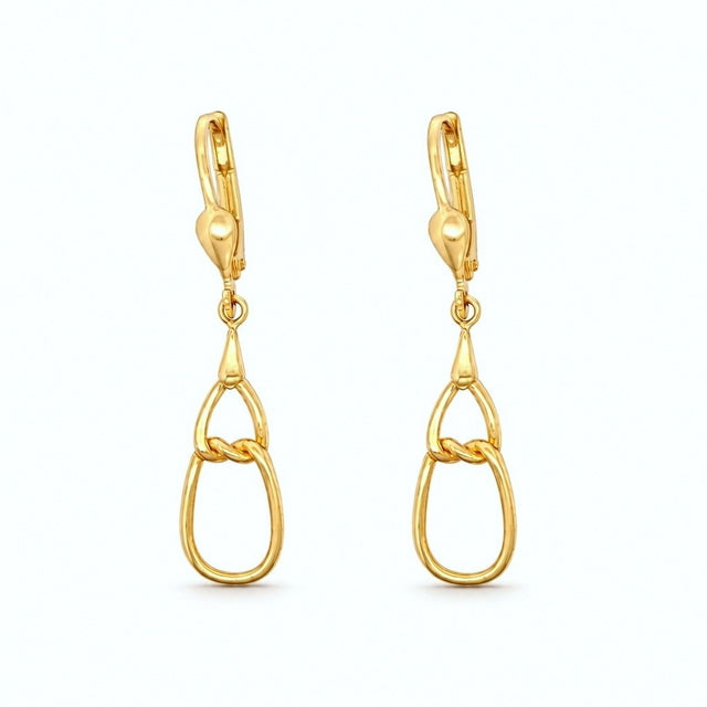 14ct Mirini Design Gold Earrings