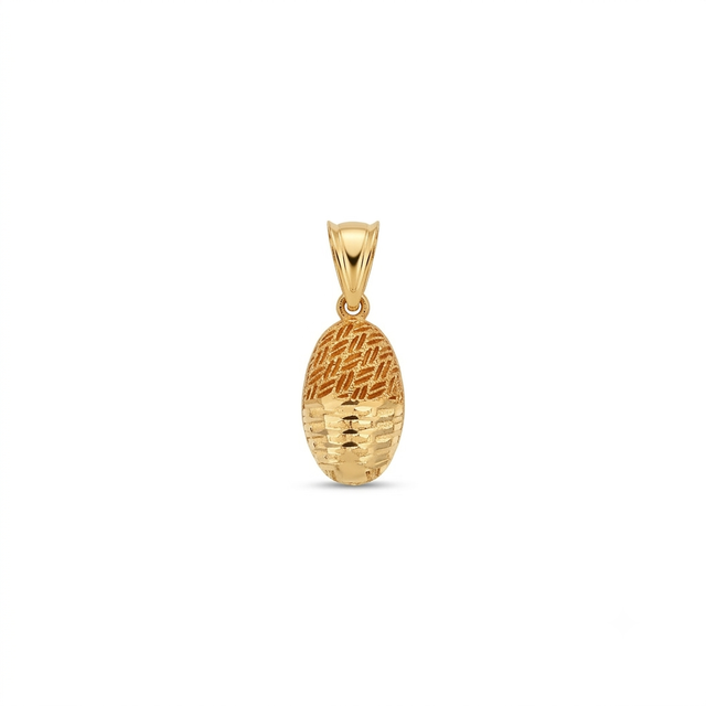 14ct Sparkle Design Gold Pendant (Chain Not Included)