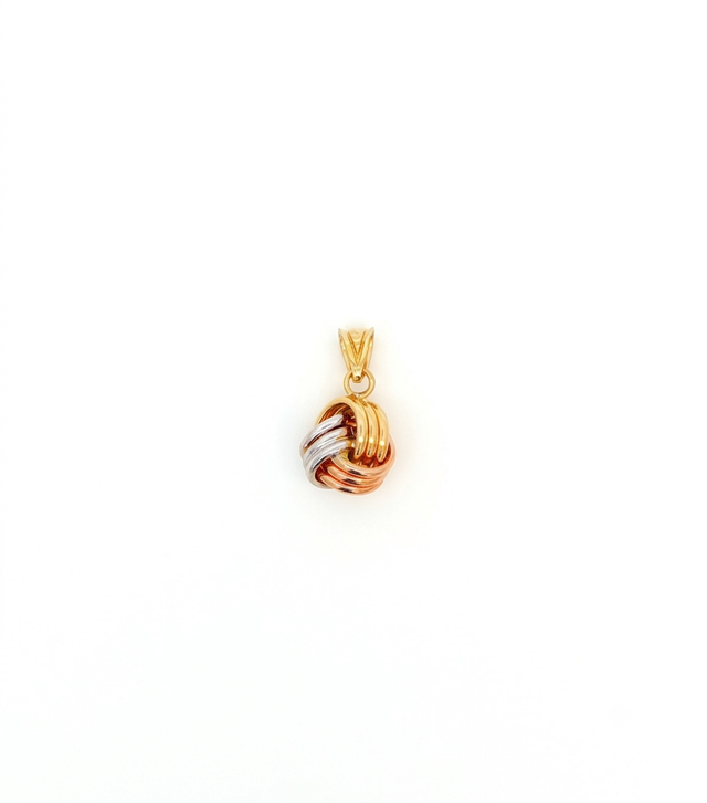14ct Knot Design Gold Pendant (Chain Not Included)