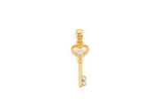 14ct Kalbimin Key Gold Pendant (Chain Not Included)