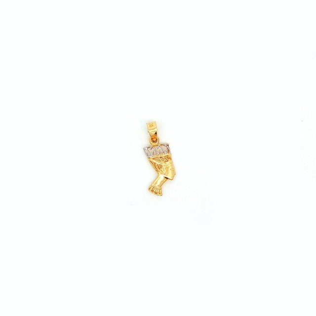 14ct Nefertiti Gold Pendant (Chain Not Included)