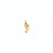 14ct Nefertiti Gold Pendant (Chain Not Included)
