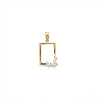 Load image into Gallery viewer, 14ct Window Design Gold Pendant (Chain Not Included)