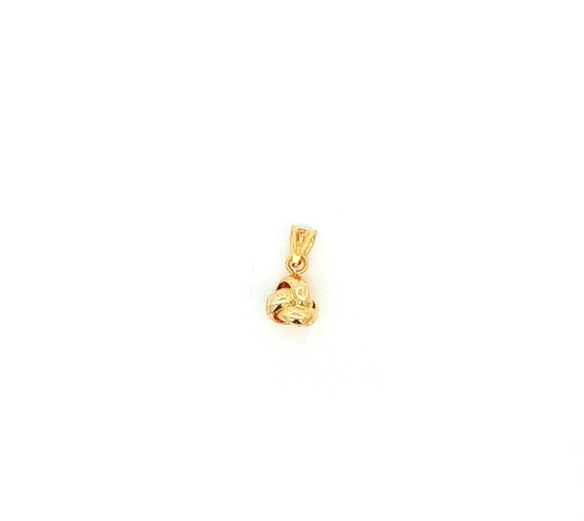 14ct Knot Design Gold Pendant (Chain Not Included)