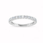 Load image into Gallery viewer, Black Diamond - Women’s Ring - APHRODITE - 14K White Gold - 7/8 CTW Diamond Anniversary Band - Lady Elysium Black Diamond