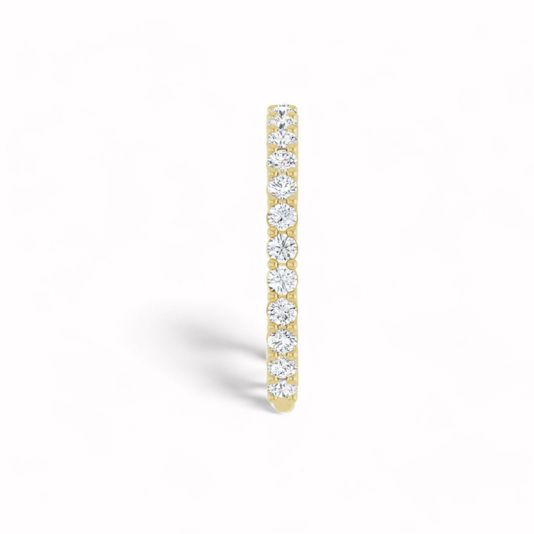 Black Diamond - Women’s Ring - APHRODITE - 14K Yellow Gold - 7/8 CTW Diamond Anniversary Band - Lady Elysium Black Diamond
