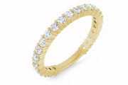 Black Diamond - Women’s Ring - APHRODITE - 14K Yellow Gold - 7/8 CTW Diamond Anniversary Band - Lady Elysium Black Diamond
