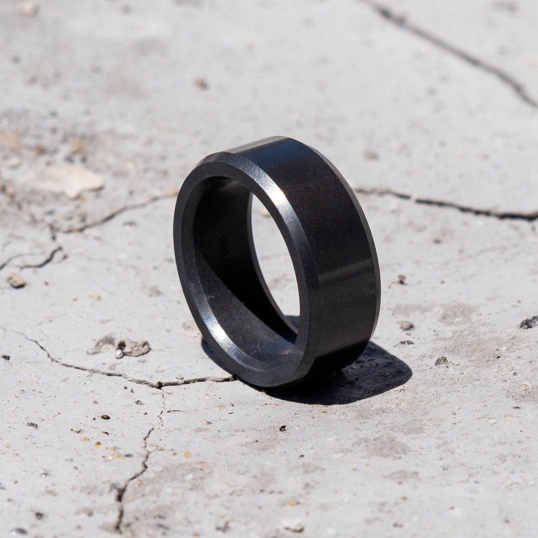 Black Diamond - Men’s Ring 8mm - ARES - Elysium Black Diamond
