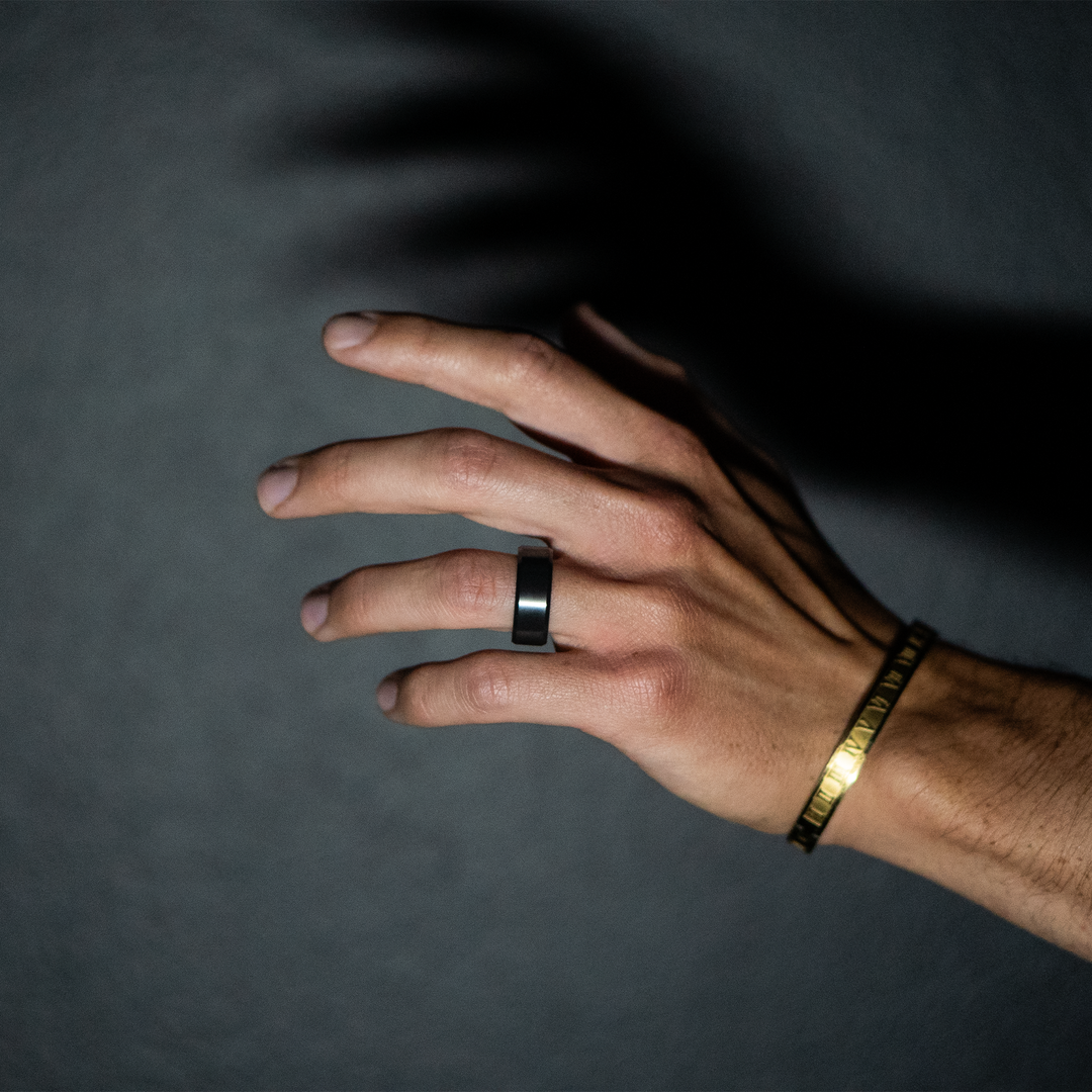 Black Diamond - Men’s Ring 8mm - ARES - Elysium Black Diamond