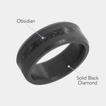 Load image into Gallery viewer, ARES – Obsidian Inlay