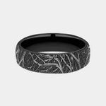 Load image into Gallery viewer, Men's Wedding Band | The Artemis | Black Titanium | Elysium