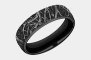 Men's Wedding Band | The Artemis | Black Titanium | Elysium
