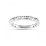 Load image into Gallery viewer, Black Diamond - Women’s Ring - ATHENA - 14K White Gold - 1/5 CTW Diamond Anniversary Band - Lady Elysium Black Diamond