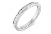 Black Diamond - Women’s Ring - ATHENA - 14K White Gold - 1/5 CTW Diamond Anniversary Band - Lady Elysium Black Diamond