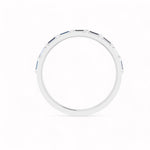 Load image into Gallery viewer, Black Diamond - Women’s Ring - CLIO - 14K White Gold - 1/4 CTW Baguette Diamond Anniversary Band - Lady Elysium Black Diamond