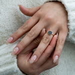 Load image into Gallery viewer, Black Diamond - Women’s Ring - CALLIOPE - Lady Elysium Black Diamond