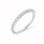 Load image into Gallery viewer, Black Diamond - Women’s Ring - CIRCE - 14K White Gold - 1/4 CTW Diamond Anniversary Band - Lady Elysium Black Diamond