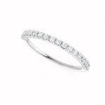 Load image into Gallery viewer, Black Diamond - Women’s Ring - CIRCE - 14K White Gold - 1/4 CTW Diamond Anniversary Band - Lady Elysium Black Diamond