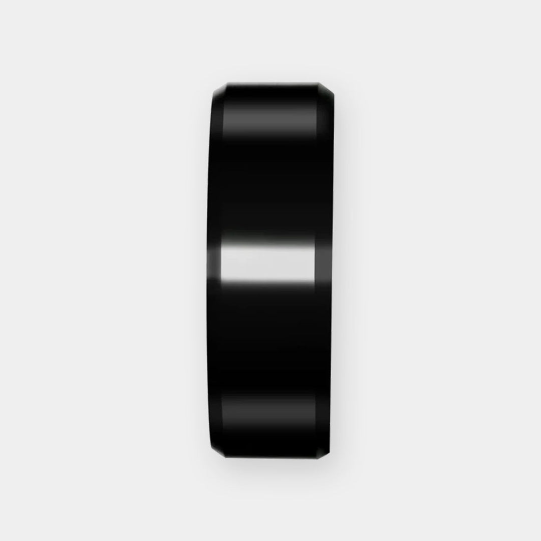 Black Diamond - Men’s Ring 8mm - ARES - Elysium Black Diamond