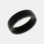 Load image into Gallery viewer, Black Diamond - Men’s Ring 7mm - NYX - Elysium Black Diamond