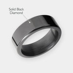 Load image into Gallery viewer, Black Diamond - Men’s Ring 8mm - KRATOS - Elysium Black Diamond