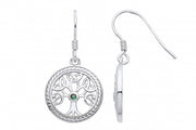 Sterling Silver Tree of Life Earrings