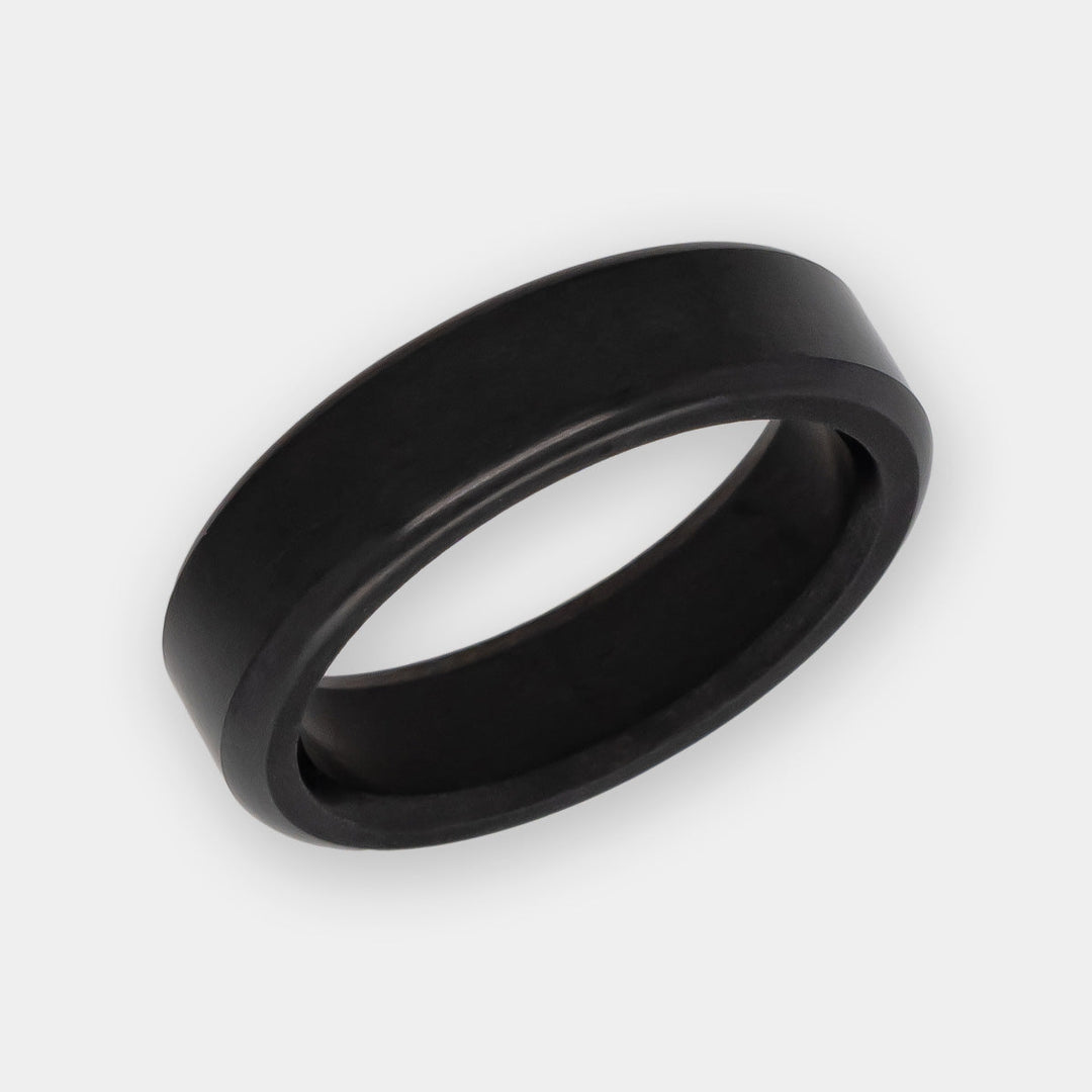Black Diamond - Men’s Ring 6mm - KRATOS - Elysium Black Diamond