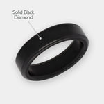 Load image into Gallery viewer, Black Diamond - Men’s Ring 6mm - KRATOS - Elysium Black Diamond