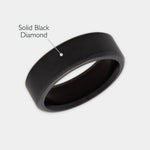 Load image into Gallery viewer, Black Diamond - Men’s Ring 7mm - KRATOS - Elysium Black Diamond