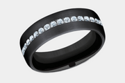 Men's Wedding Band | The Lincoln | Black Titanium | Elysium