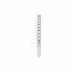 Load image into Gallery viewer, Black Diamond - Women’s Ring - RHEA - 14K White Gold - French Set - 1/4 CTW Diamond Anniversary Band - Lady Elysium Black Dia