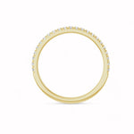 Load image into Gallery viewer, Black Diamond - Women’s Ring - RHEA - 14K Yellow Gold - French Set - 1/4 CTW Diamond Anniversary Band - Lady Elysium Black Di
