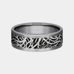 Load image into Gallery viewer, Men's Wedding Band | The Windsor | Tantalum Grey with Grey Black Titanium | Elysium