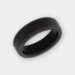 Load image into Gallery viewer, Black Diamond - Men’s Ring 6mm - ARES - Elysium Black Diamond