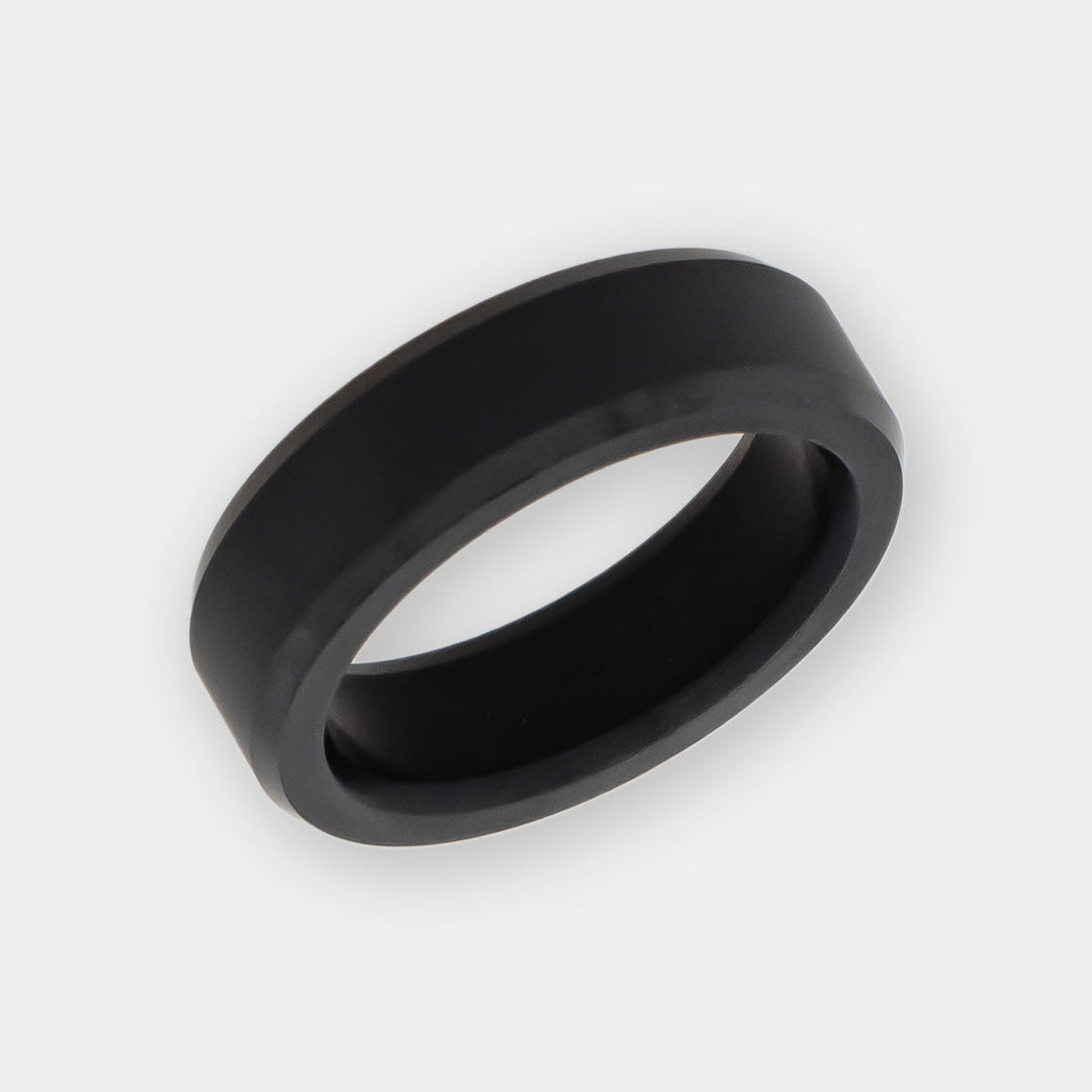 Black Diamond - Men’s Ring 6mm - ARES - Elysium Black Diamond