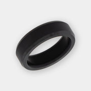 Black Diamond - Men’s Ring 6mm - ARES - Elysium Black Diamond