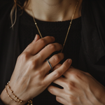 Load image into Gallery viewer, Black Diamond - Women’s Ring - HERA - 14K Yellow Gold - Lady Elysium Black Diamond