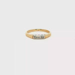 Load and play video in Gallery viewer, 9ct Gold Multi-Diamond Band Ring