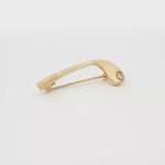 Load and play video in Gallery viewer, Yellow Gold Golf Club Brooch with Round Cut Diamond