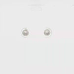 Load and play video in Gallery viewer, Round Diamond Cut Stud Earrings