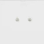 Load and play video in Gallery viewer, White Gold Stud Earrings with Texture