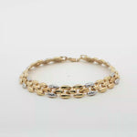 Load and play video in Gallery viewer, Elegant Yellow Gold Chain Bracelet